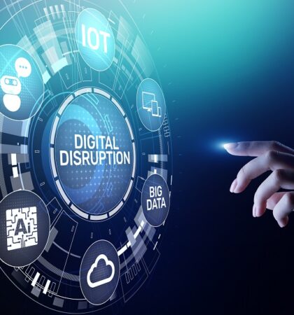 Digital,Disruption.,Disruptive,Business,Ideas.,Iot,Internet,Of,Things,,Network,